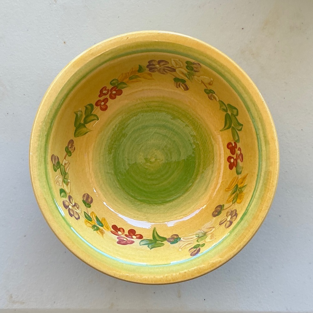 Terre Provence Hand-painted 6.5” Soup/Cereal Bowl